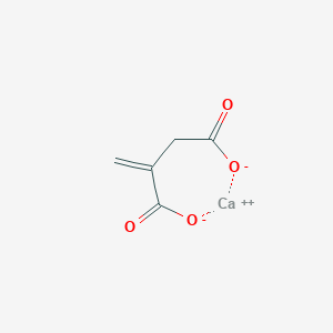 molecular formula C5H4CaO4 B13799069 Calcium itaconate 