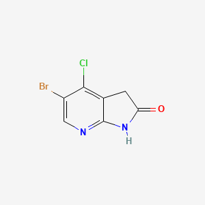 5-bromo-4-chloro-1H,2H,3H-pyrrolo[2,3-b]pyridin-2-one