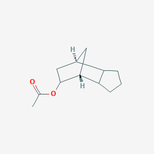 molecular formula C12H18O2 B13799111 Tricyclodecanyl acetate CAS No. 64001-15-6