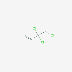 molecular formula C4H5Cl3 B13799117 3,3,4-Trichlorobut-1-ene CAS No. 55994-11-1