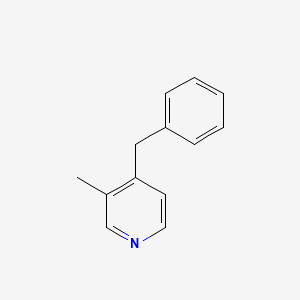 molecular formula C13H13N B13799157 4-Benzyl-3-methylpyridine CAS No. 24015-80-3