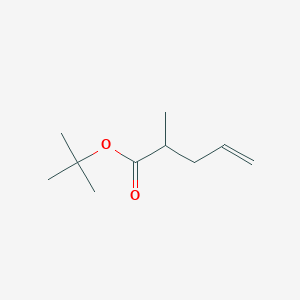 molecular formula C10H18O2 B1379919 Tert-butyl 2-methylpent-4-enoate CAS No. 93958-20-4