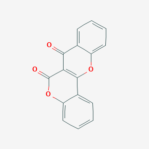 molecular formula C16H8O4 B137992 Frutinone A CAS No. 38210-27-4
