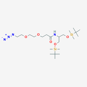 2-(Azido-PEG2-amido)-1,3-bis(tert-butyldimethylsilanoxy)propane