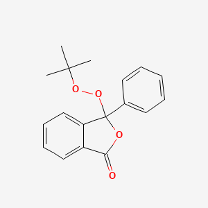 molecular formula C18H18O4 B13799246 3-(tert-Butyldioxy)-3-phenylphthalide CAS No. 25251-51-8