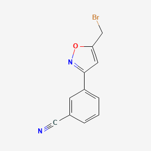 3-[5-(bromomethyl)-3-isoxazolyl]Benzonitrile