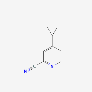 4-Cyclopropylpyridine-2-carbonitrile