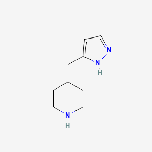 4-(1H-pyrazol-5-ylmethyl)piperidine