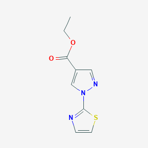 ethyl 1-(1,3-thiazol-2-yl)-1H-pyrazole-4-carboxylate