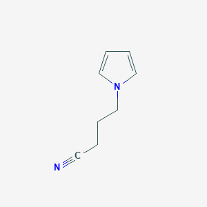 molecular formula C8H10N2 B13799341 1h-Pyrrole-1-butanenitrile 