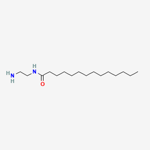 molecular formula C16H34N2O B13799403 N-(2-Aminoethyl)myristamide CAS No. 61762-39-8