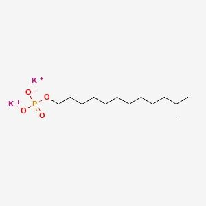 molecular formula C13H27K2O4P B13799416 Dipotassium isotridecyl phosphate CAS No. 90605-09-7