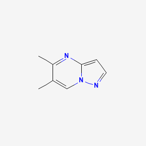 molecular formula C8H9N3 B13799524 5,6-Dimethylpyrazolo[1,5-A]pyrimidine 