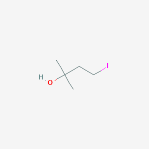 molecular formula C5H11IO B1379988 4-Iodo-2-methylbutan-2-ol CAS No. 221248-59-5