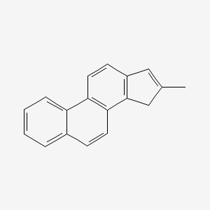 molecular formula C18H14 B13799932 16-Methyl-15H-cyclopenta[a]phenanthrene 