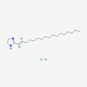 molecular formula C20H39ClN2 B13799942 Heptadecenyl imidazolinium chloride CAS No. 82078-98-6