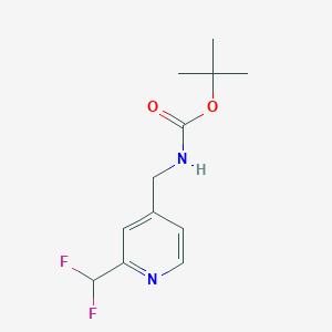 tert-Butyl ((2-(difluoromethyl)pyridin-4-yl)methyl)carbamate