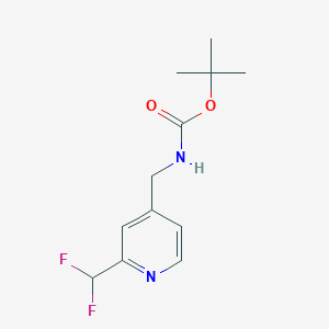 B1379998 tert-Butyl ((2-(difluoromethyl)pyridin-4-yl)methyl)carbamate CAS No. 1428532-94-8