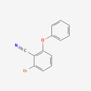 molecular formula C13H8BrNO B1380011 2-Bromo-6-phenoxybenzonitrile CAS No. 1365271-93-7