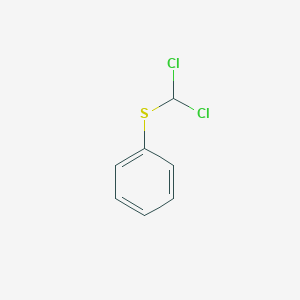 molecular formula C7H6Cl2S B13800147 [(Dichloromethyl)sulfanyl]benzene CAS No. 5533-18-6