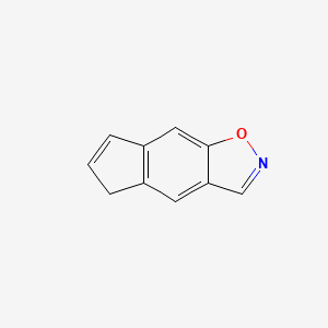 molecular formula C10H7NO B13800158 5H-Indeno[5,6-D][1,2]oxazole CAS No. 267-26-5