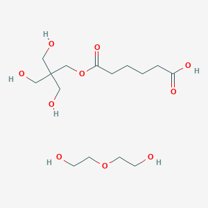 molecular formula C15H30O10 B13800169 Adipic acid-diethyleneglycol-pentaerythritol 