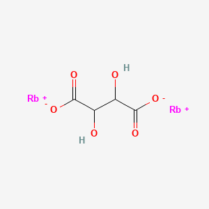 molecular formula C4H4O6Rb2 B13800222 Rubidium tartrate CAS No. 60804-34-4