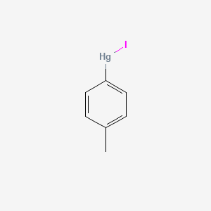 molecular formula C7H7HgI B13800242 Iodo(p-tolyl)mercury CAS No. 26037-72-9
