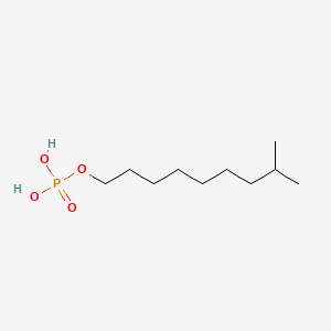 molecular formula C10H23O4P B13800293 1-Nonanol, 8-methyl-, dihydrogen phosphate CAS No. 67953-17-7