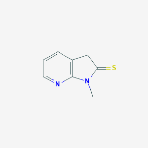 molecular formula C8H8N2S B138003 1-Methyl-7-aza-2-indolinethione CAS No. 156136-85-5