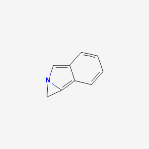 molecular formula C9H7N B13800316 1H-Azirino[2,1-a]isoindole(9CI) CAS No. 497145-54-7