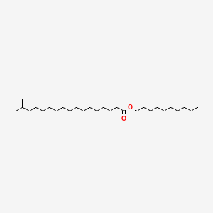 molecular formula C28H56O2 B13800329 Decyl 16-methylheptadecanoate CAS No. 84605-08-3