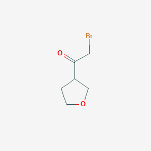 molecular formula C6H9BrO2 B1380037 2-Bromo-1-(oxolan-3-yl)ethan-1-one CAS No. 1101023-98-6