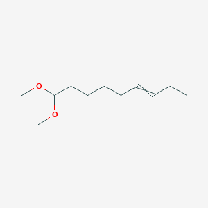 molecular formula C11H22O2 B13800445 3-Nonene, 9,9-dimethoxy-, (3Z)- CAS No. 68555-53-3