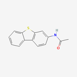 molecular formula C14H11NOS B13800474 3-Acetylaminodibenzothiophene CAS No. 64057-52-9