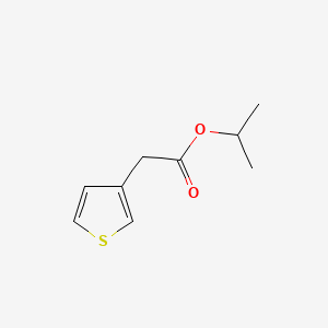 molecular formula C9H12O2S B13800501 Isopropyl thiophene-3-acetate CAS No. 53064-74-7