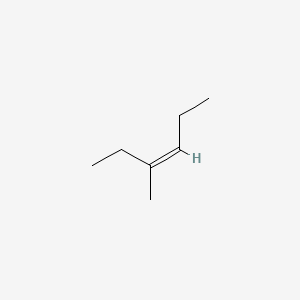 molecular formula C7H14 B13800522 cis-3-Methyl-3-hexene CAS No. 4914-89-0