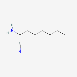 molecular formula C8H16N2 B13800537 2-Aminooctanenitrile CAS No. 63468-70-2