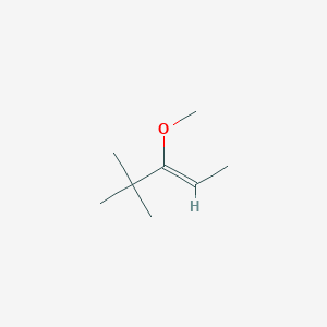 molecular formula C8H16O B13800565 cis-4,4-Dimethyl-3-methoxy-2-pentene 