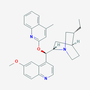 molecular formula C30H33N3O2 B138006 Hydroquinine 4-methyl-2-quinolyl ether CAS No. 135096-79-6