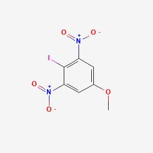 molecular formula C7H5IN2O5 B13800626 2-Iodo-5-methoxy-1,3-dinitrobenzene CAS No. 89677-78-1