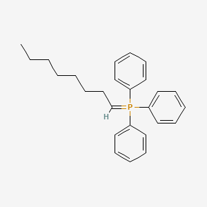molecular formula C26H31P B13800662 Octylidenetriphenylphosphorane CAS No. 80625-78-1