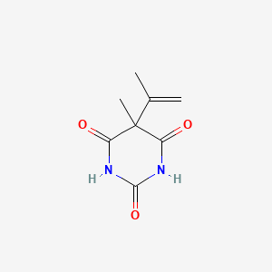molecular formula C8H10N2O3 B13800718 Barbituric acid, 5-isopropenyl-5-methyl- CAS No. 67051-35-8
