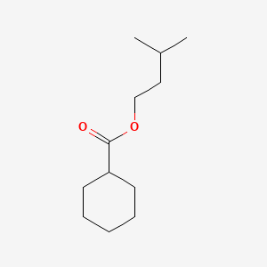 molecular formula C12H22O2 B13800723 Isopentyl cyclohexanecarboxylate CAS No. 25183-19-1