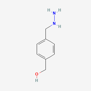 molecular formula C8H12N2O B13800827 [4-(Hydrazinylmethyl)phenyl]methanol CAS No. 750554-83-7