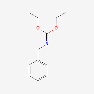 molecular formula C12H17NO2 B13800869 Diethyl N-benzylimidocarbonate CAS No. 6263-03-2