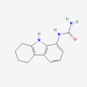 molecular formula C13H15N3O B13800877 Urea, N-(5,6,7,8-tetrahydrocarbaz-1-yl)- CAS No. 63979-41-9