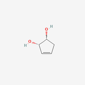 molecular formula C5H8O2 B13800890 (1R,2S)-cyclopent-3-ene-1,2-diol CAS No. 170211-24-2