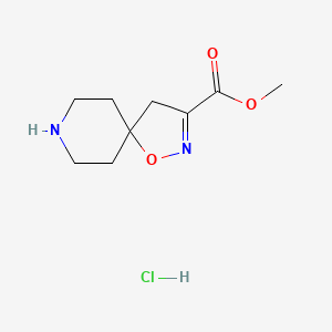 Methyl 1-oxa-2,8-diazaspiro[4.5]dec-2-ene-3-carboxylate hydrochloride