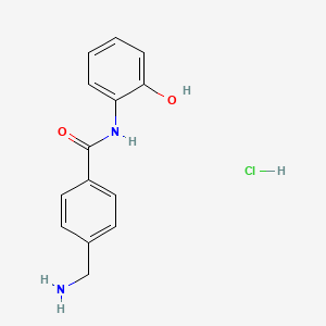 4-(aminomethyl)-N-(2-hydroxyphenyl)benzamide hydrochloride
